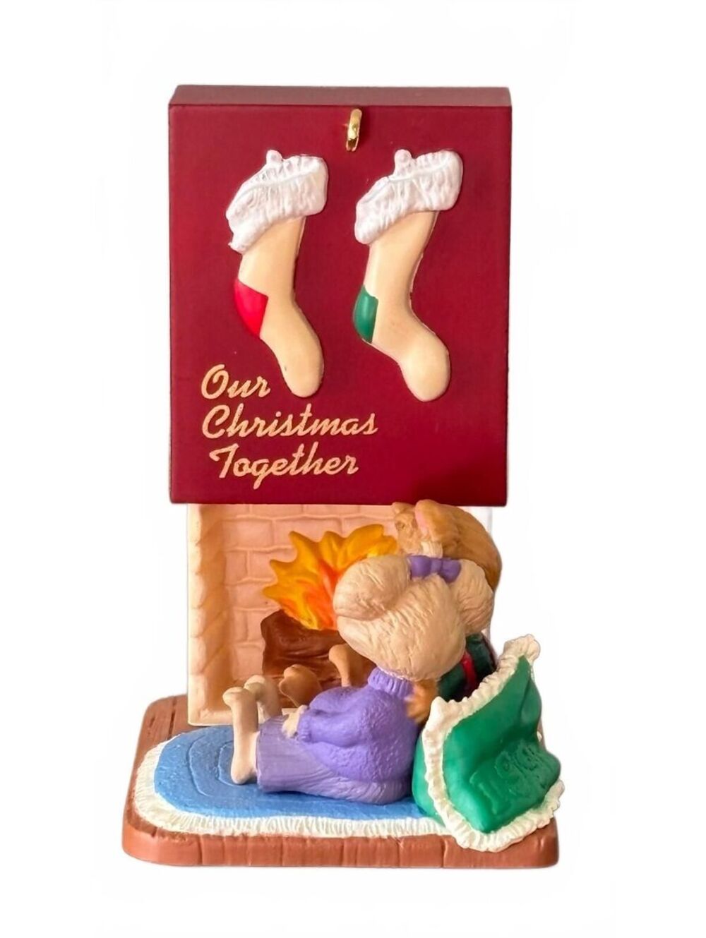 1998 Hallmark A Perfect Match Mice Ornament QX6633 Dill Rhodus Christmas